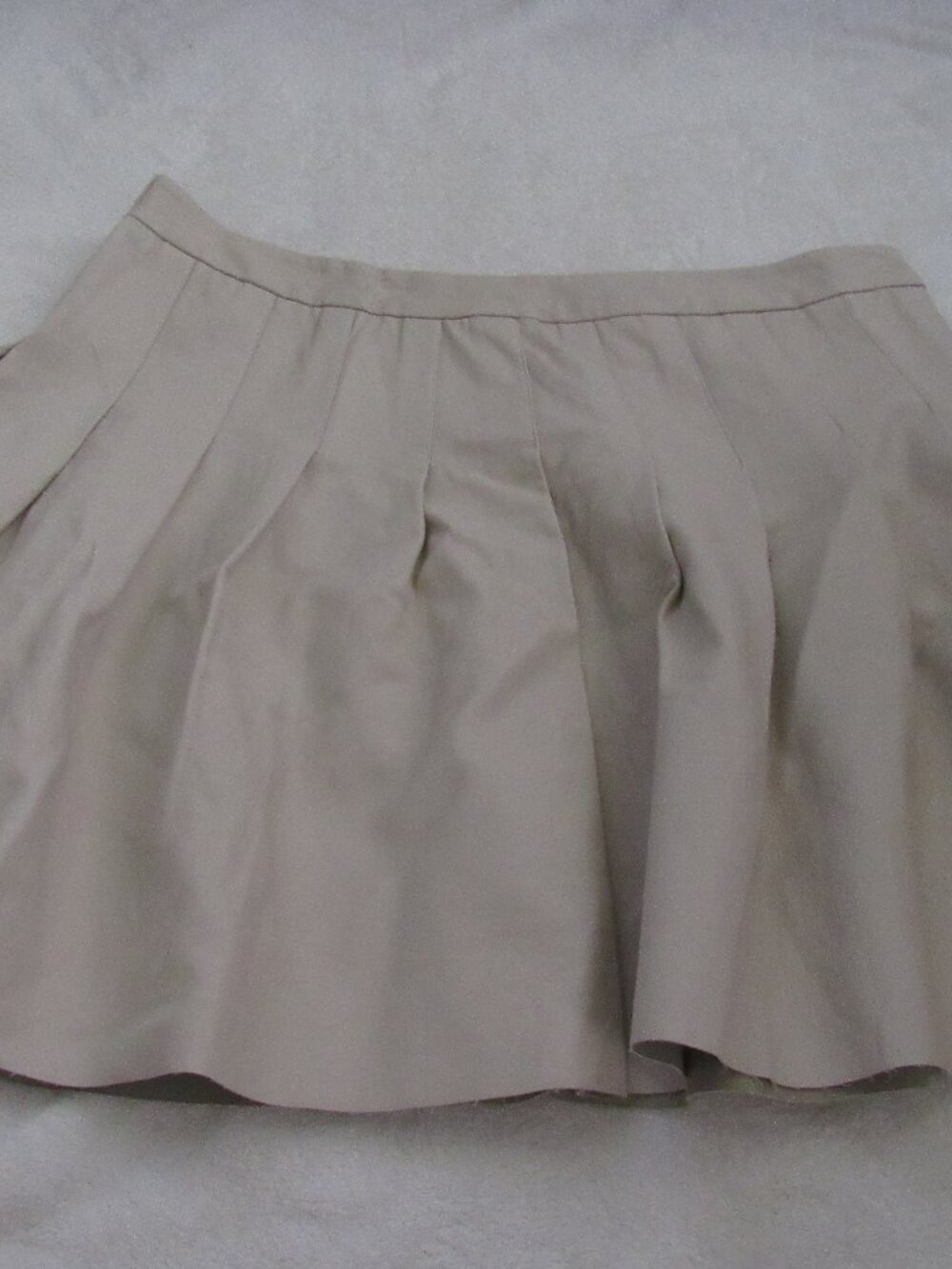Eloquii Pleated Cream/Ivory Skirt Size 14 NWT
